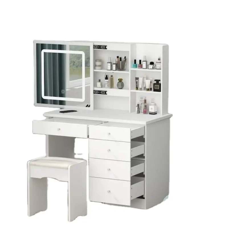 bedroom furniture, black Make Up Vanity Makeup Table With Mirror Wholesale Modern Dressing Table