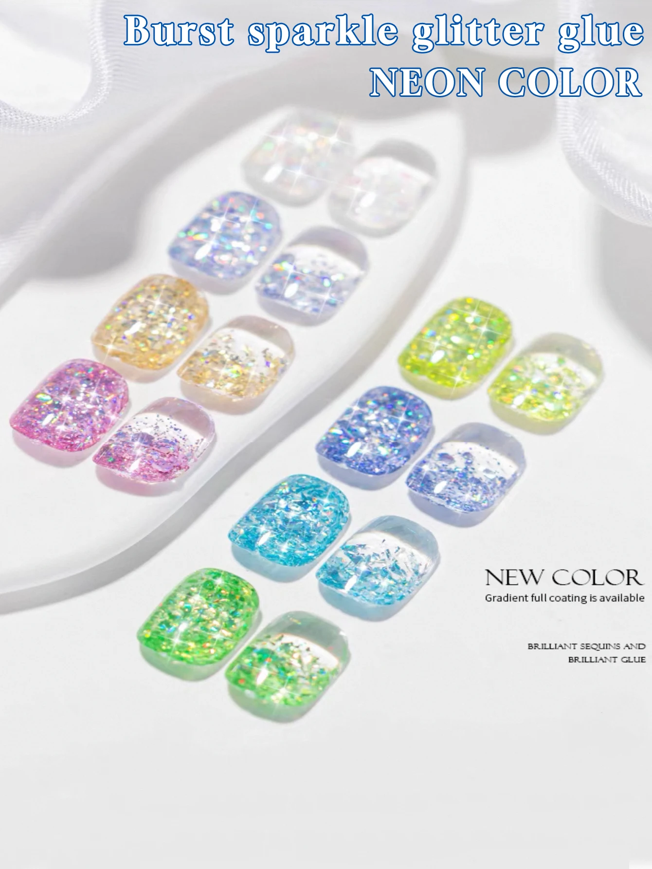 8PCS 2026 New Trend Fashion Na - Nail Art Trend 2026 ulasan dan harga