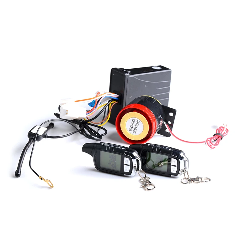 

2 Way Electric Motorcycle Motorcycle Alarm 2 Way Alarm Motorcycle with Remote Controller Anti Theft Alarm