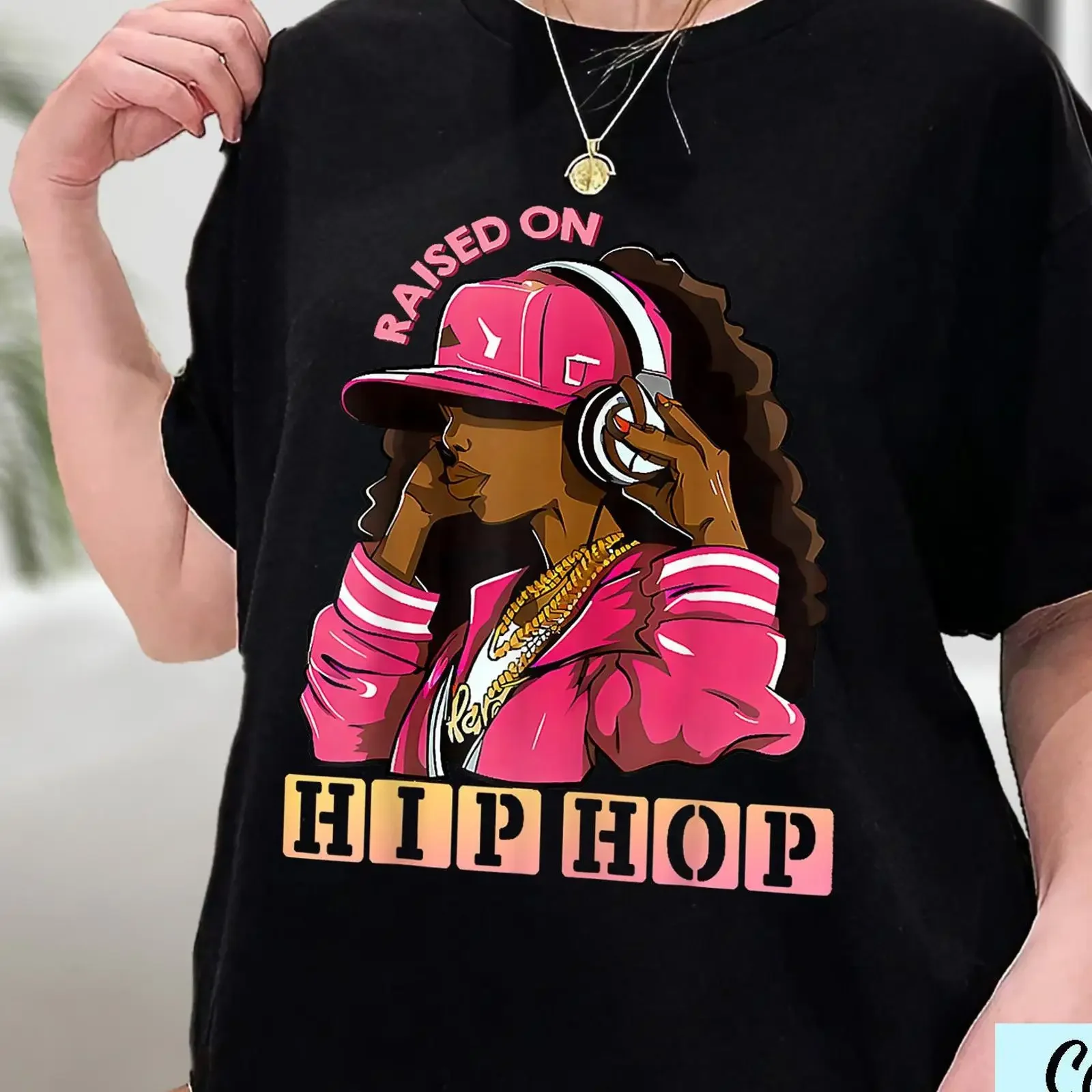 Raised On Hip Hop Fashion 50th Rap Anniversary T Shirt SweaT  vintage Washed Casual designer clothes Top For Everyday Wear