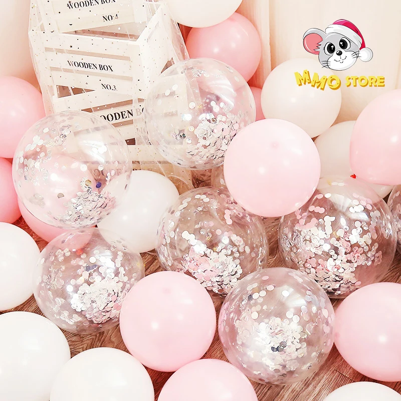 10pcs/lot 12inch Confetti Latex Balloons Candy Color Balloon Wedding Birthday Party Decoration Kids Baby toys Helium Ballon Toys