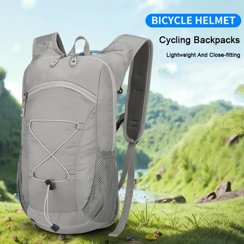 Mochila de ciclismo ligera unisex de gran capacidad, mochila para deportes al aire libre simple y duradera, puede poner la bolsa de agua