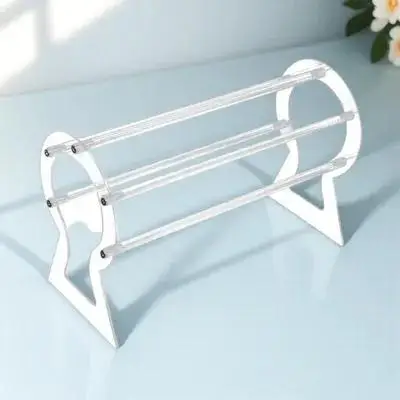 

1Pcs Hairband Holder Rack Convenient Desktop Headband Storage Shelf Organizer for Hairbands Hair Hoops Scrunchies Display