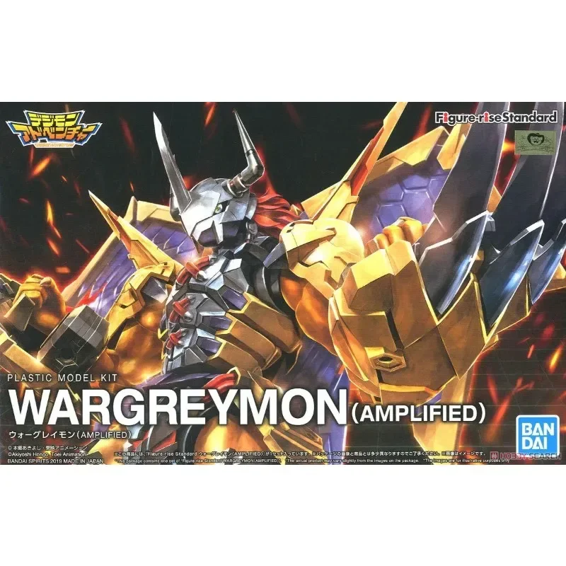 Bandai Original Digital Monster Figure-rise Standard Anime Figure Model WARGREYMON AMPLIFIED Action Figure Toys Gifts for Kids