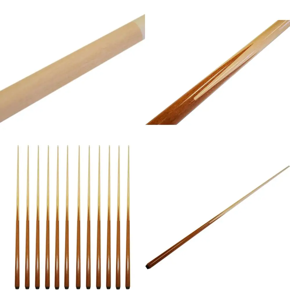 

Set of 6 HAN'S DELTA Pool Cues, 57 with 4-Prong Tips, Real House Bar Billiard Sticks (12 Cues)