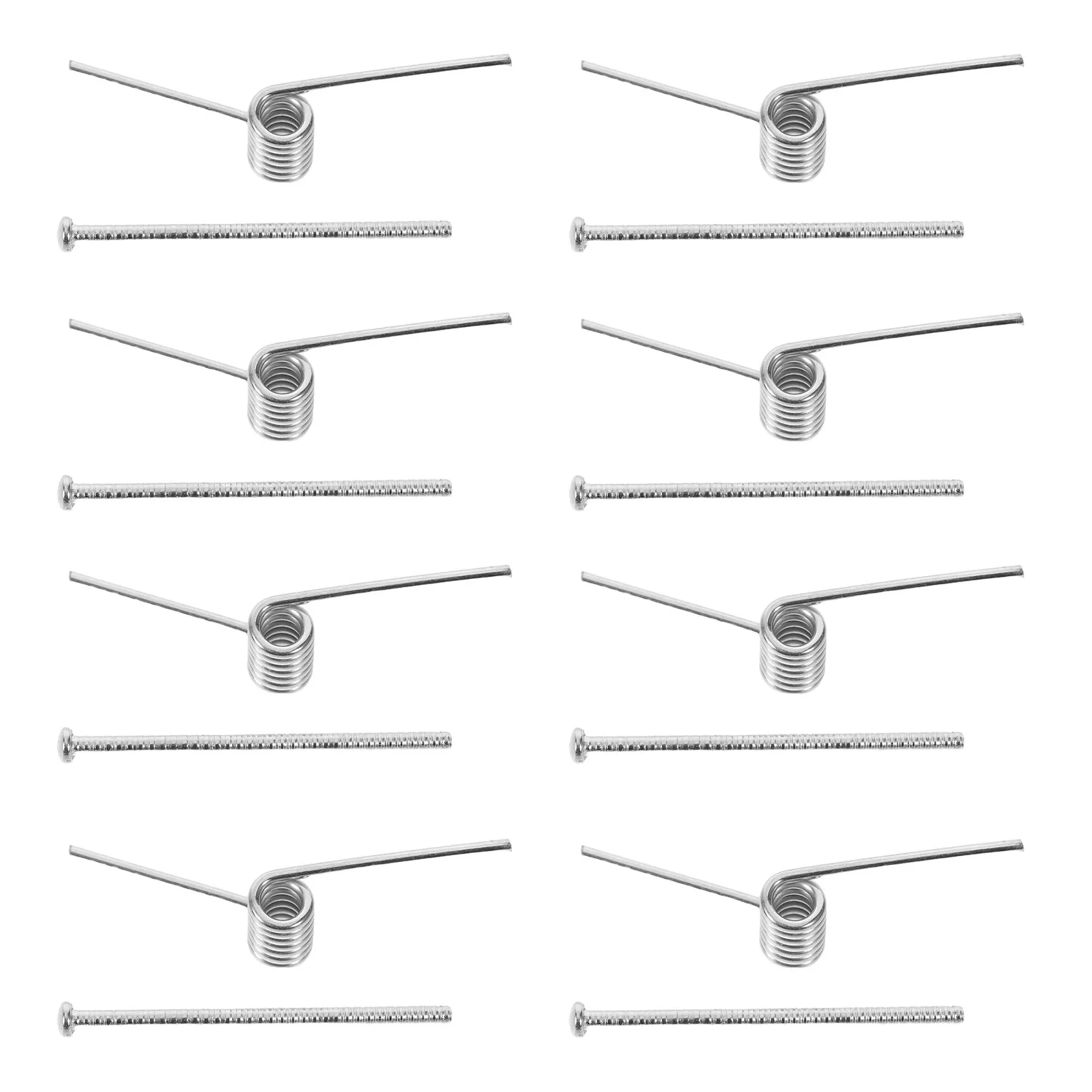 

8 шт. стальных пружинных V-образных зажимов для волос, сменные детали для заколок, DIY-заколки для волос, прочные, серебристые