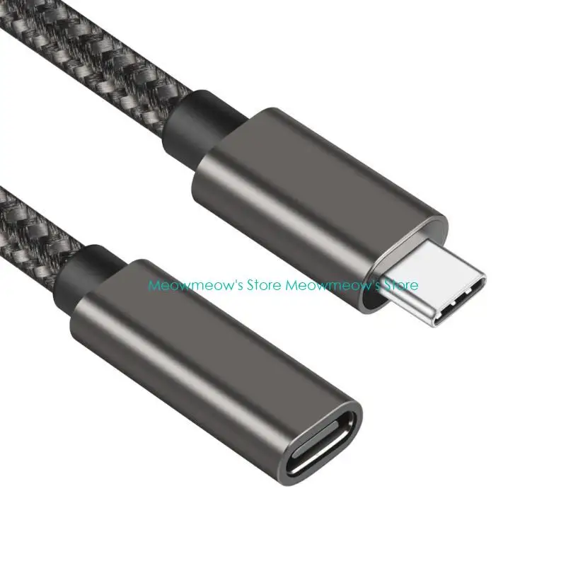 W91A USB Kabel Extender typu C, 60W Szybkie ładowanie 5 / s wsparcie transmisji danych, dla urządzeń elektronicznych typu C.