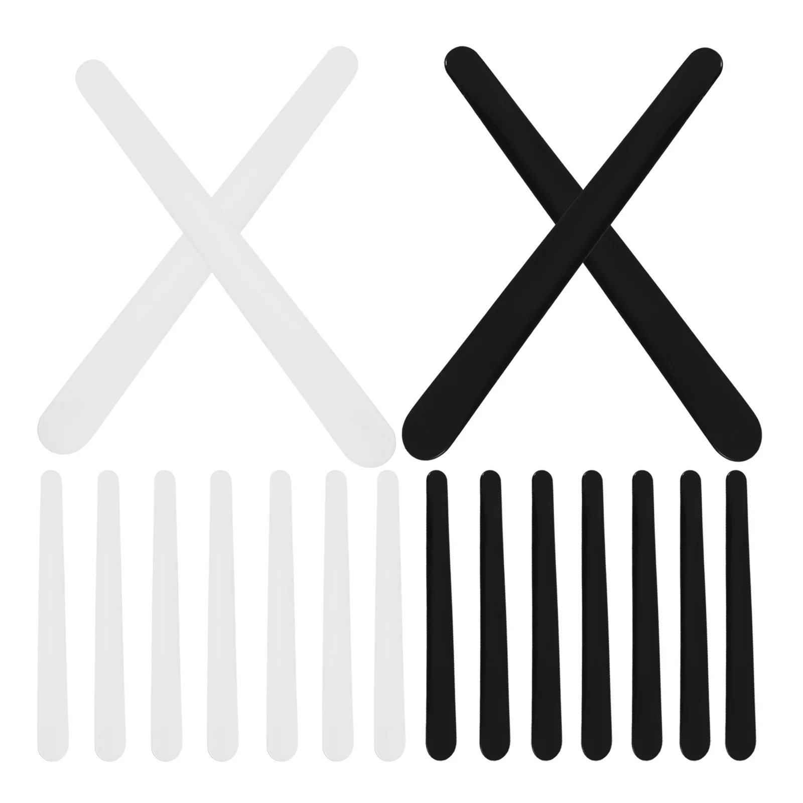 20 قطعة أداة توزيع الوجه ملعقة بلاستيكية للعناية بالبشرة كريم غسول أداة العناية بالبشرة