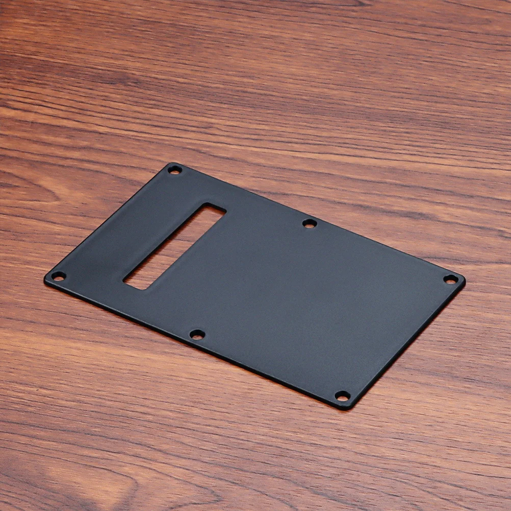 

Guitar Neck Plate Tremolo Cover Durable Plastic Electric Guitar Backplate Rear Tremolo Cavity Cover Replacement Pick Guard