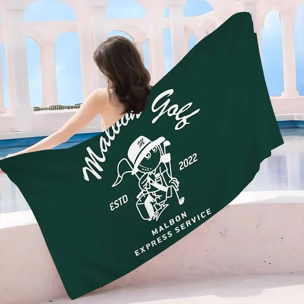 Fashion Golf MALBON Big Microfiber Beach Towels Quick Dry Towel Sand Beach Towels Pool Towel For Travel Swim Pool Yoga