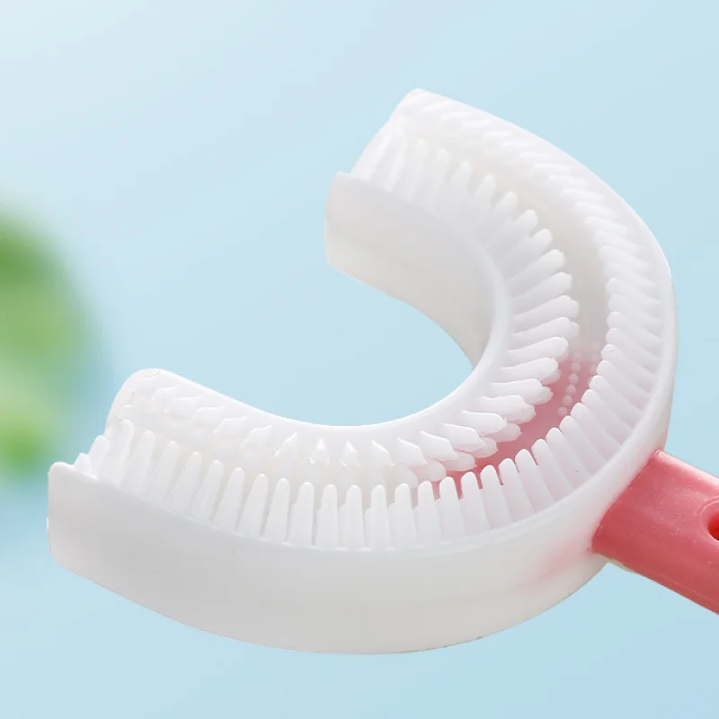 Strawberry Orange Foam Toothpaste Stain Removal Teeth Clean Toothpaste Mousse Tooth Paste Dental Care U Shape Toothbrush