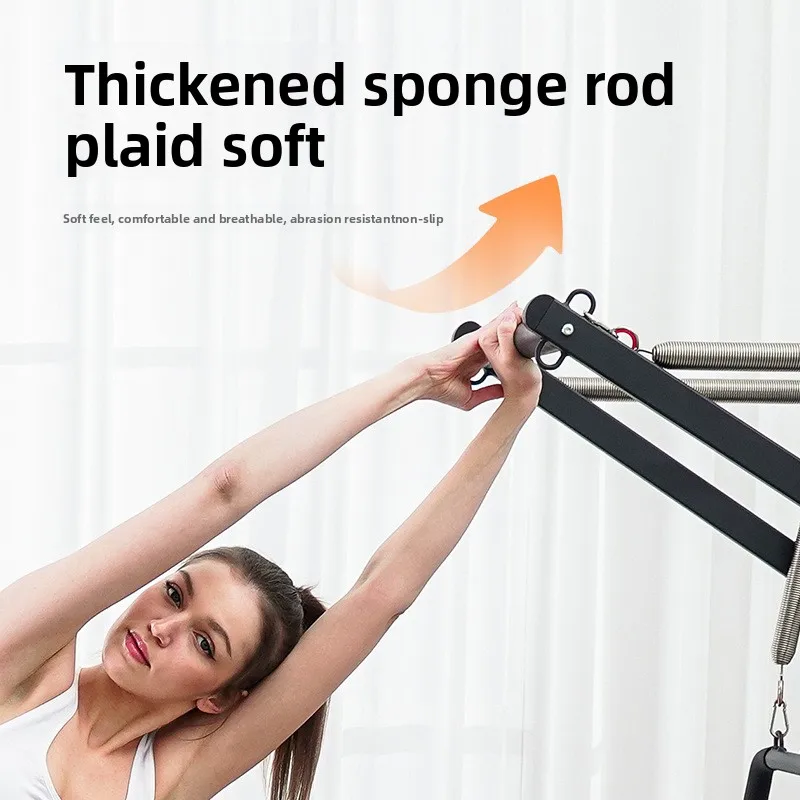 استوديو اليوغا بيلاتيس السرير الأساسي معدات اللياقة البدنية بيلاتيس معدات كبيرة الحديد اليوغا شبه مرتفعة