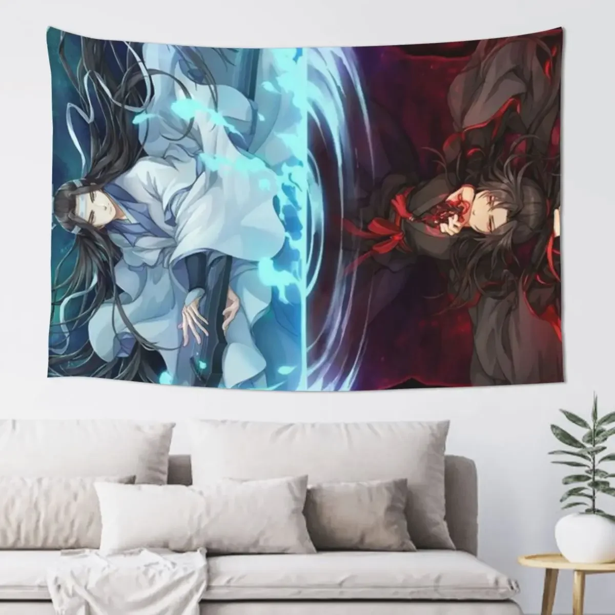 

WANGXIAN.CULT.SOULMATE Tapestry Home Decorations Aesthetic Wall Decoration Decoration For Rooms Tapestry