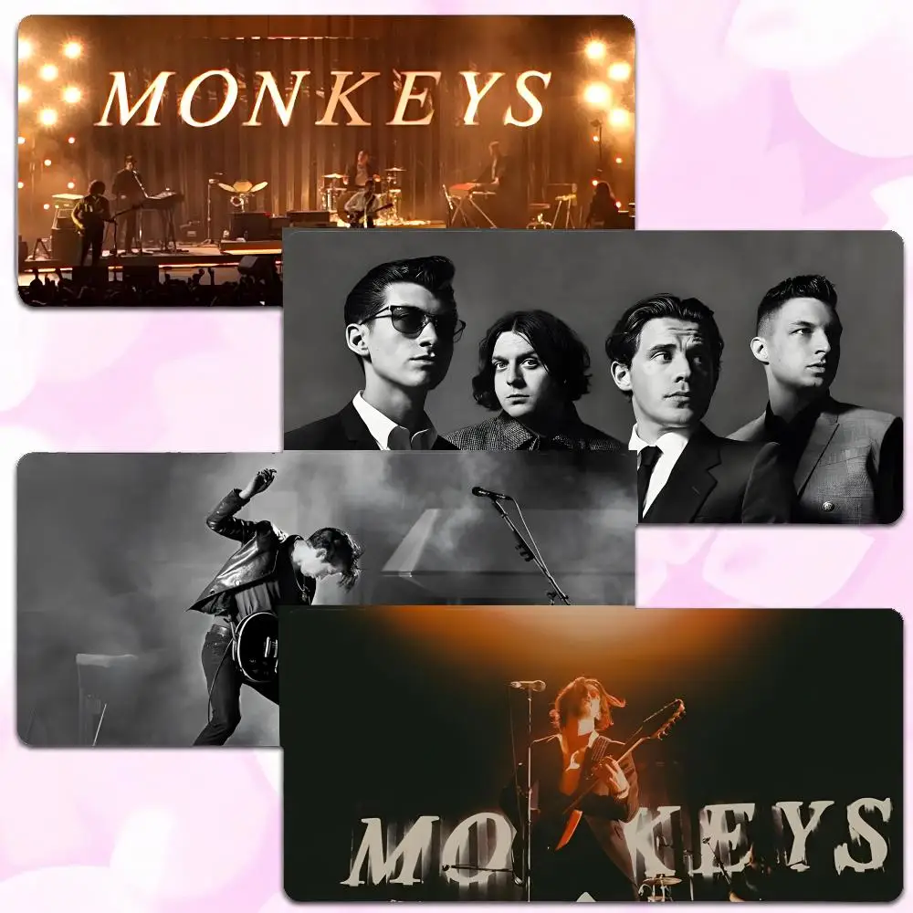 Rock Band Arctic Monkeys Mouse Pad Thick Lock Edge Gaming Desk Mat Large Size PC Mouse Pad Home decor