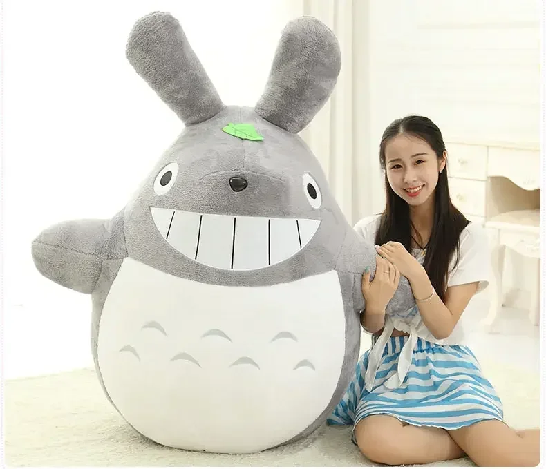 

Full filled 120cm~180cm Cartoon totoro cat Plush Toy Giant Animal Stuffed Pillow Doll Kindergarten playground props adult gift
