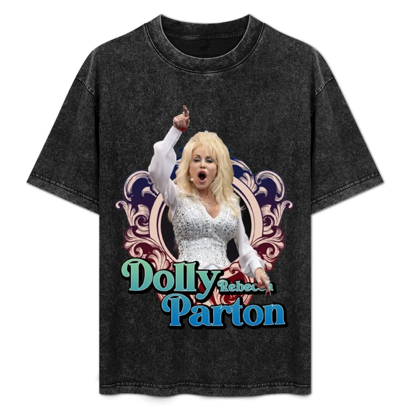 

Dolly Rebecca Parton T-Shirt Large Size Short Sleeve T-Shirt
