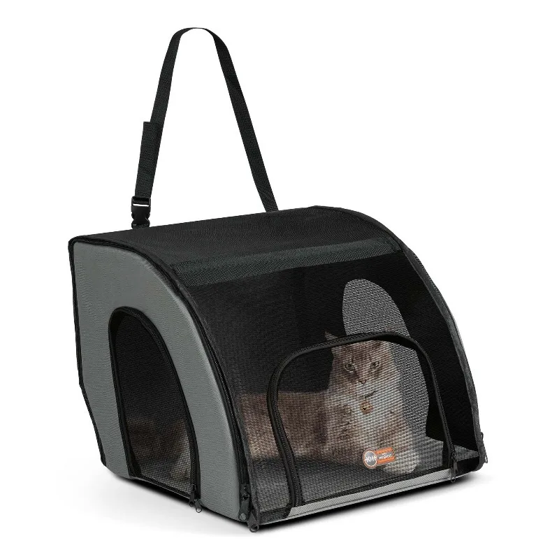 Breathable Pet Travel Car Seat Portable Outdoor Dog Cat Carrier Bed for Long Distance Trip