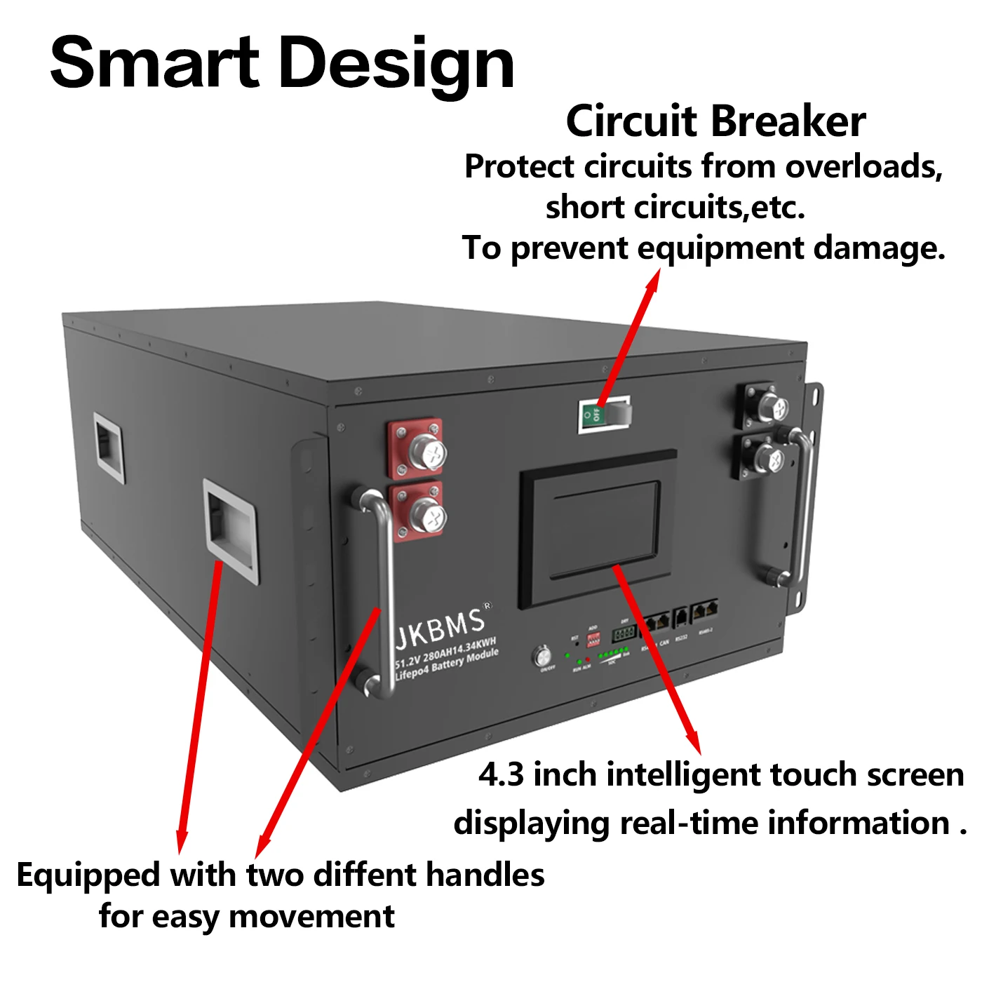 JIKONG V19 Smart Inverter BMS 8S~16S 24V 48V 200A Strom 1A 2A Aktiver Balancer für LiFePO4 Li-Ion LTO Batterie Haushaltsenergiespeicher BMS JK-PB2A16S20P – Detail 16