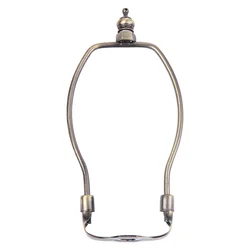 Bronze Metal Lamp Harp Holder, Suporte Abajur para Mesa e Lâmpadas de Piso, Acessório Estável e Durável, 1Pc