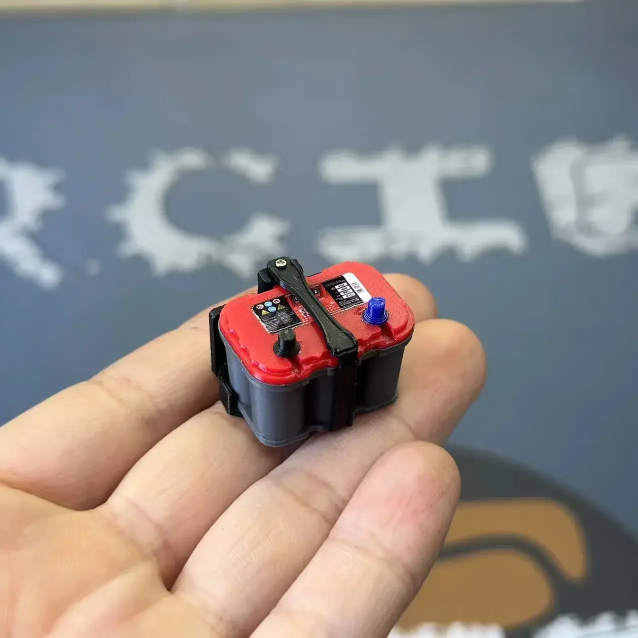 RC Simulato Mini Auto Motore di Stoccaggio Elettrico per 1/10 RC Crawler Auto Traxxas TRX4 SCX10 TRX6 Accessori