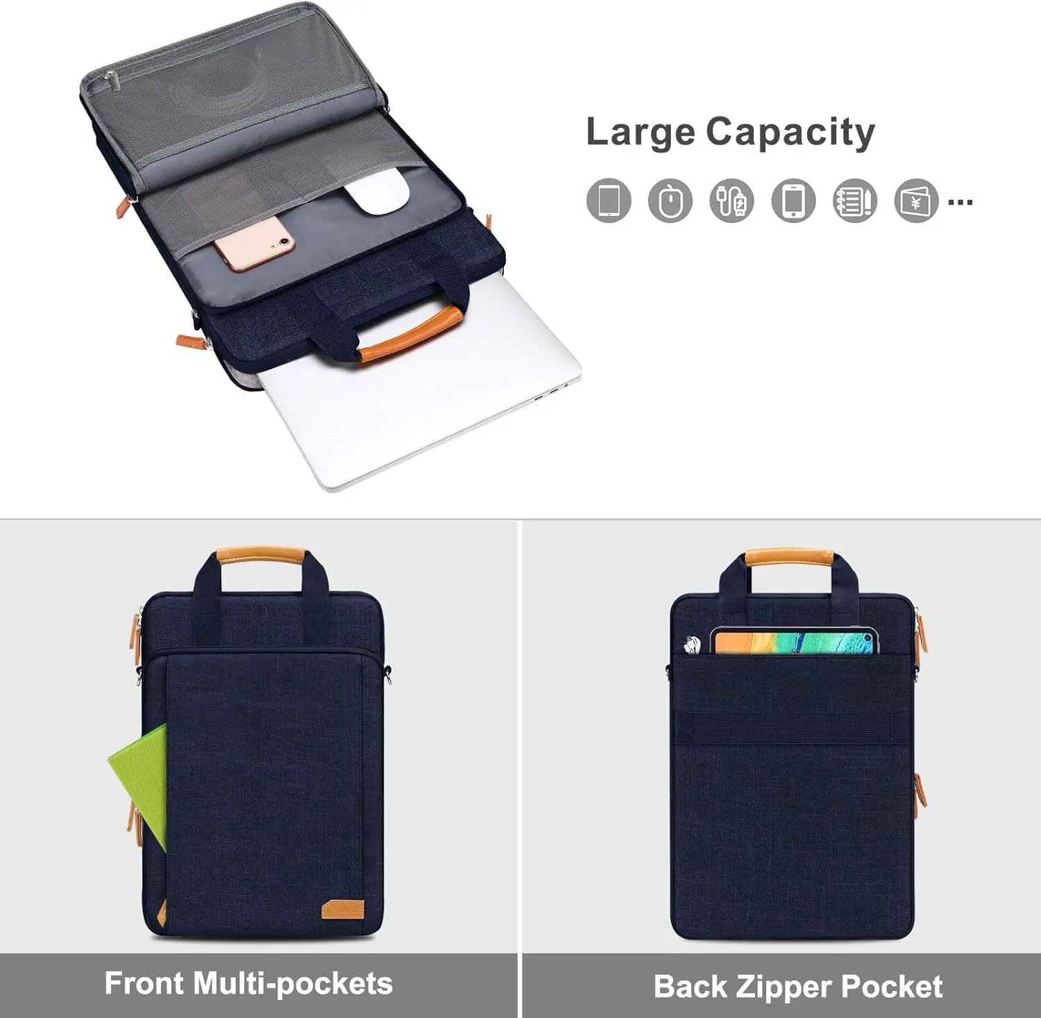 

Laptop Sleeve Bag for MacBook Air Pro 13 13.3 14 15 15.6 16 inch M5 M4 M3 M2 M1 Case HP Dell Lenovo Asus Notebook Shoulder Bag