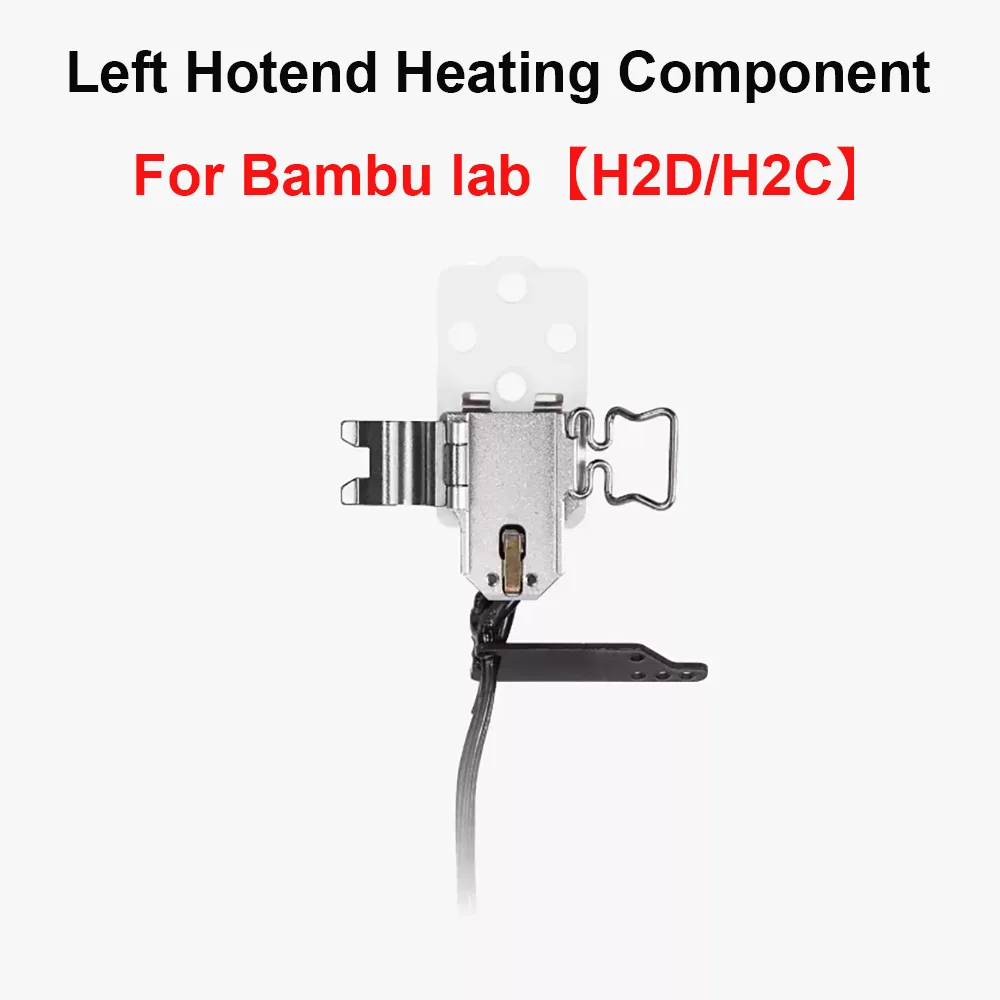 

Original Parts For Bambu Lab H2D H2C Left Hotend Heating Assembly Ceramic Bambulab Hotend Mounting Kit High Temp Resistance