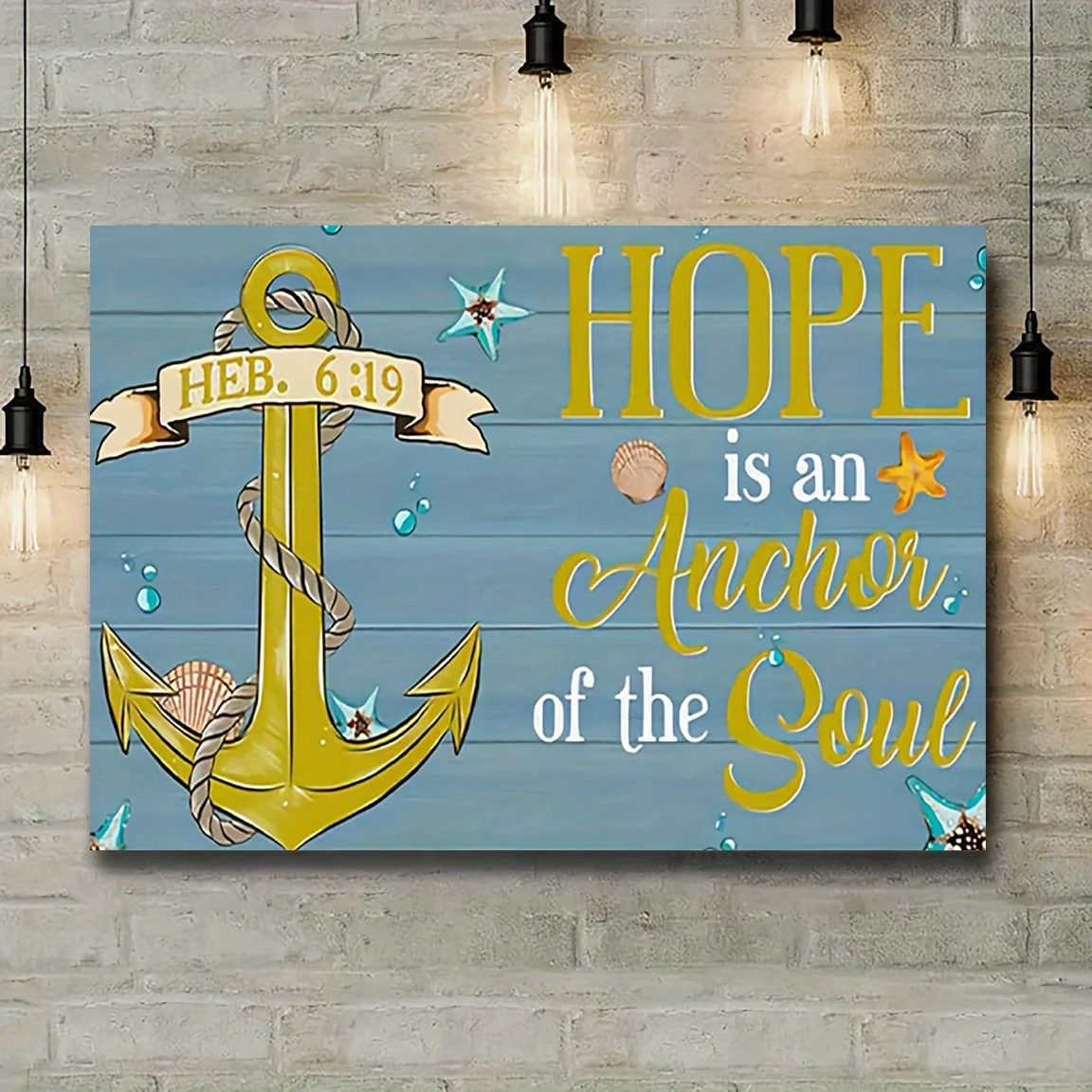 Inspirational Art Tapestry - Unique Nautical Design for Modern Home Decor - Adds Motivation and Charm to Any Room