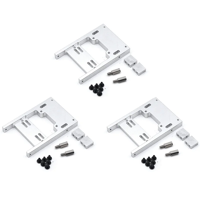 【NEW USER EXCLUSIVE】3X 1/16 RC Car Metal Steering Servo Warehouse Upgrade Fixed Mount Bracket For WPL B1 B14 B16 B24 C24 C14 RC