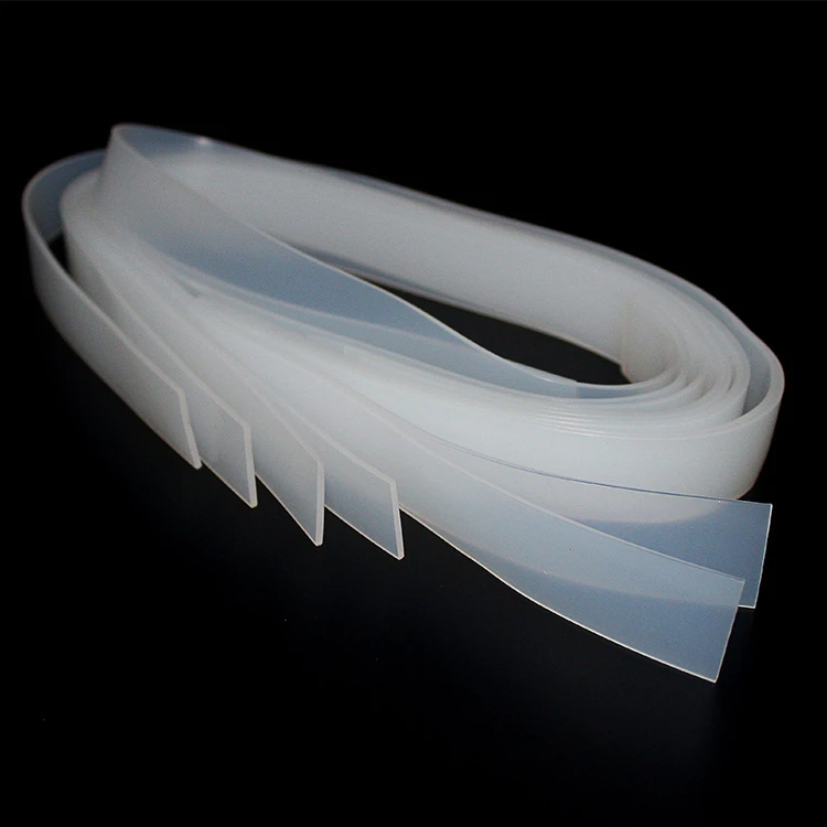 

Thin 1mm 2mm silicone strip Anti collision solid strip of sealing machine High temperature resistant anti slip 5meter