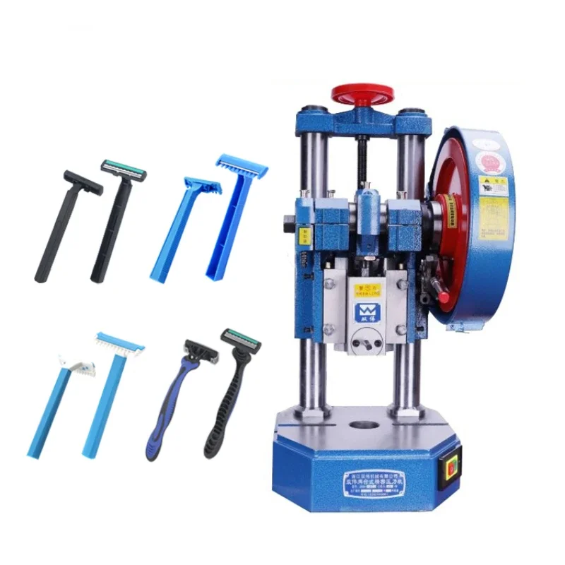 disposable shaving razor head cartridge manual making assembly machine