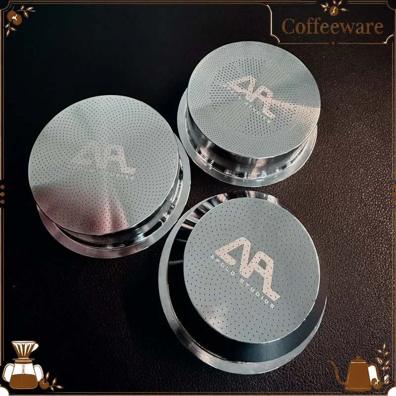 APOTO Espresso Coffee Filter Basket 58mm 5 Micron Ultra Thin Stainless Steel Apolo Ep Professional For La Marzocco Barista
