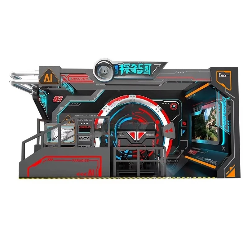 Indoor Dark Ride Naked Eye 3D Motion Cinema Glasses-free 3D Dynamic Cinema for Amusement Park