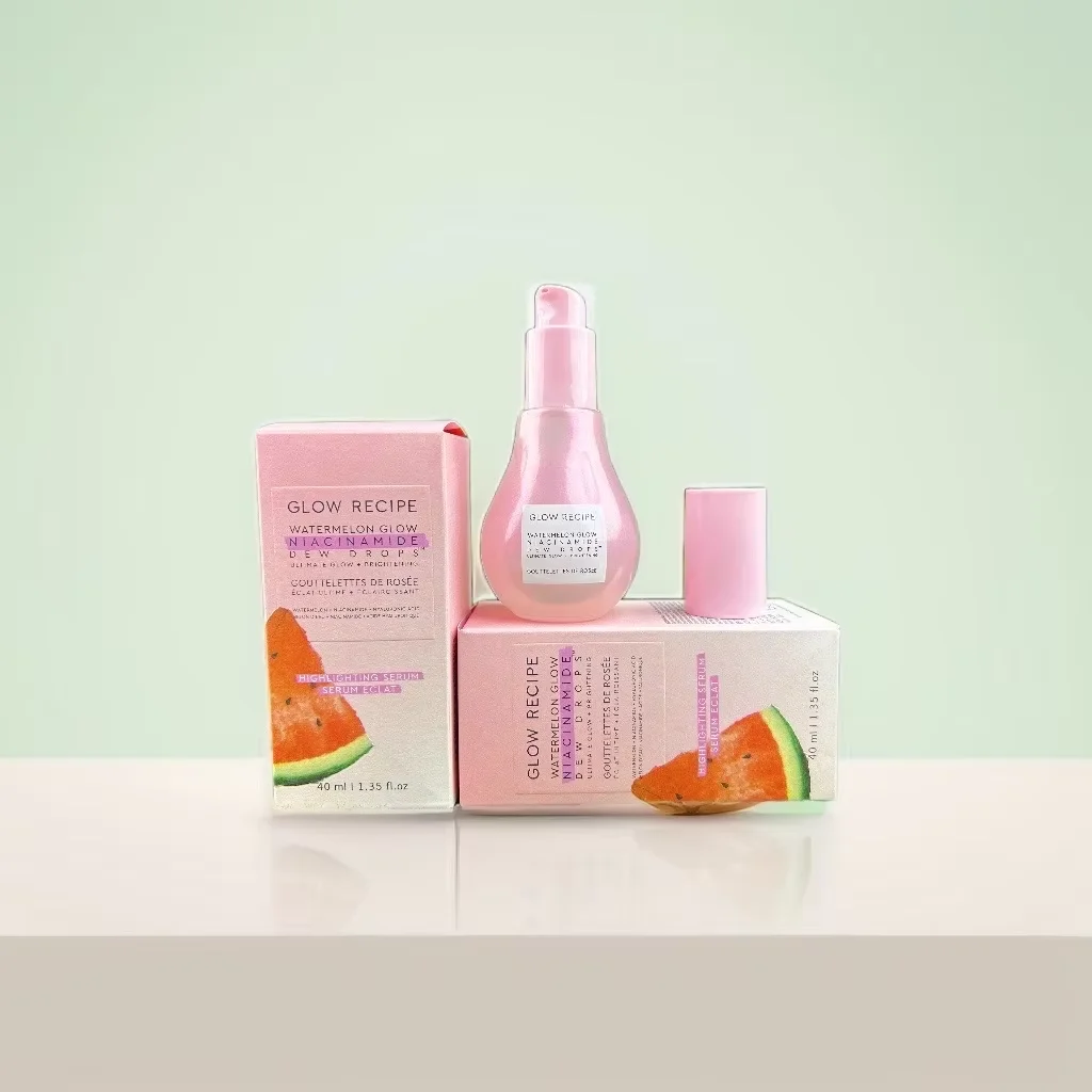 40mL Watermelon glow 5 pieces DEW DROPS glow recipe Facial cream essence facial car