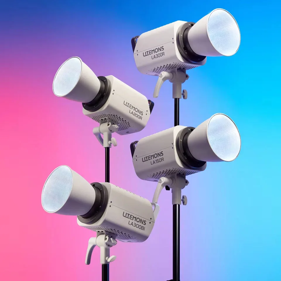 Godox Litemons LA300R RGB LED Monolight Full Color 1800-10000k Bowens Mount COB Video Light for Live Streaming