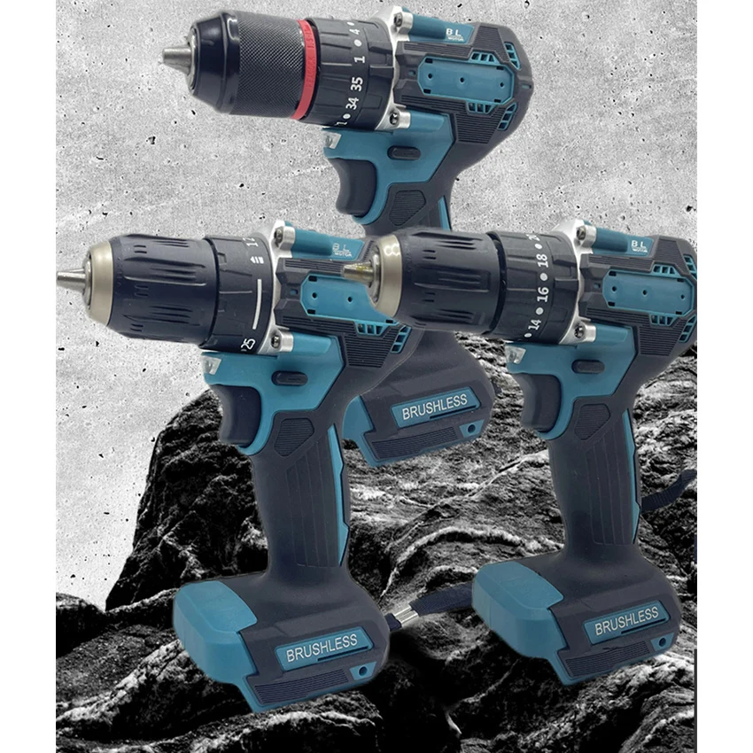 

Домашняя литиевая ударная дрель, ручная дрель 10 мм, 13 мм, перезаряжаемая электрическая отвертка для сверления, маленькая пистолетная дрель