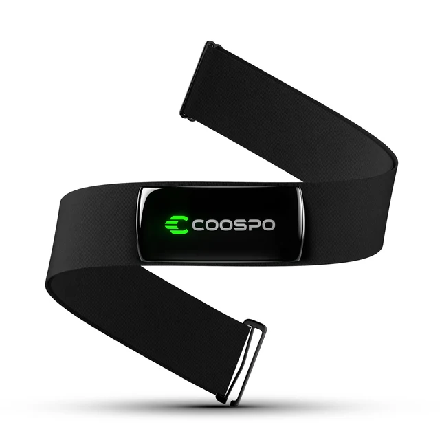 COOSPO H9Z akumulatorowy pasek na klatkę piersiową do monitorowania tętna Bluetooth5.0 ANT + czujnik HR HRM IP67 wodoodporne zastosowanie dla Garmin wahoo Zwift