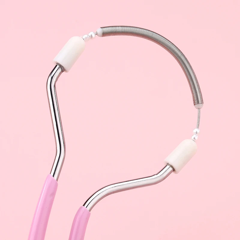1-10PCS Women Spring Epilator Stainless Steel Face Hair Remover Tool for Chin Cheek Upper Lip Mustache Hair