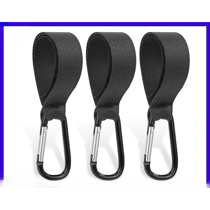 2Pcs for Baby Stroller Hook Clip Aluminum Alloy Cart Organizer Diaper Bag Shopping Pram Hook Hanger Stroller Accessories