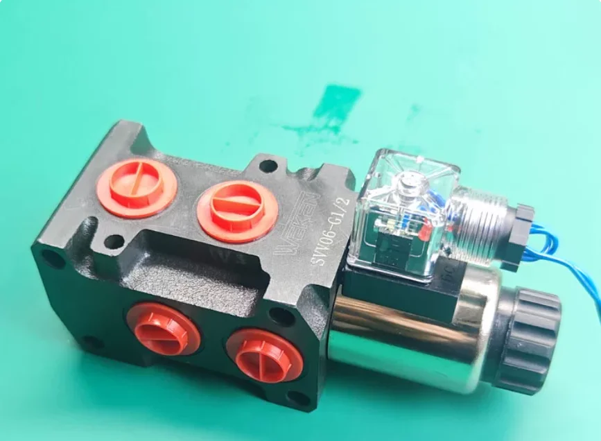 SVV06 Hydraulic Flow Diversion Selector Valve Selective Flow Diverter  Oil Switch  Hydraulic 2-position 6-way