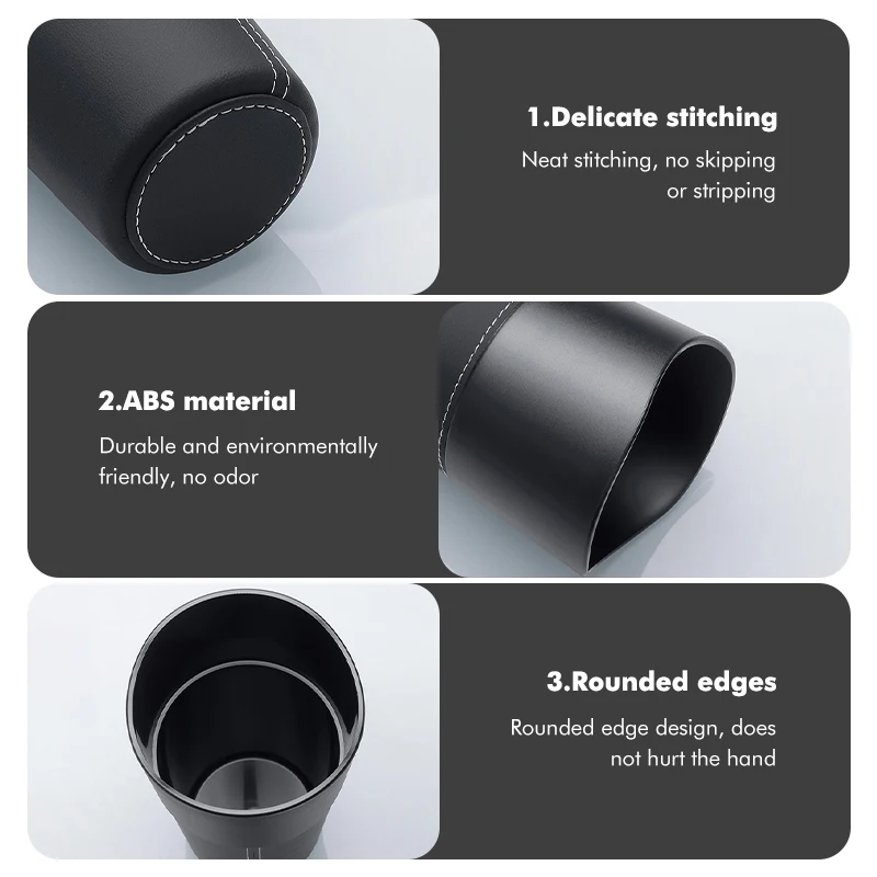Car Garbage Storage Box Anti-slip Pad Fixed Beverage Holder For Hyundai N LINE i30 i20 Sonata Accent Tucson Elantra Azera view 3