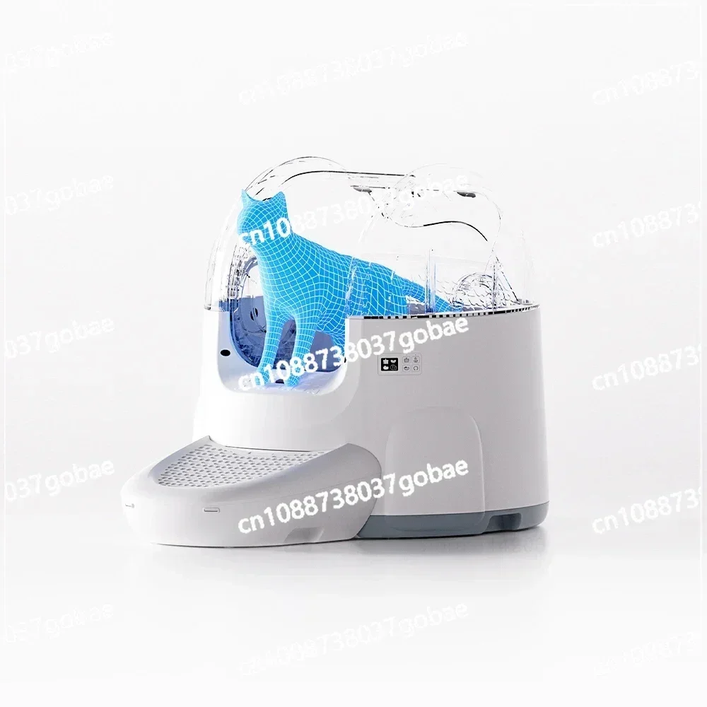 Smart Cat Litter Box Fully Automatic Cat Poop Scooping Machine Electric Cleaning Pet Toilet Cat Supplies Tuya App 65L