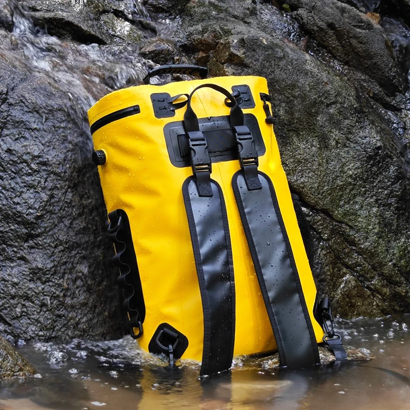 

25L/35L Large Capacity Waterproof Backpack with IPX7 Airtight Zipper, Durable Scratch-Resistant PVC, Dry Wet Separation For Dive