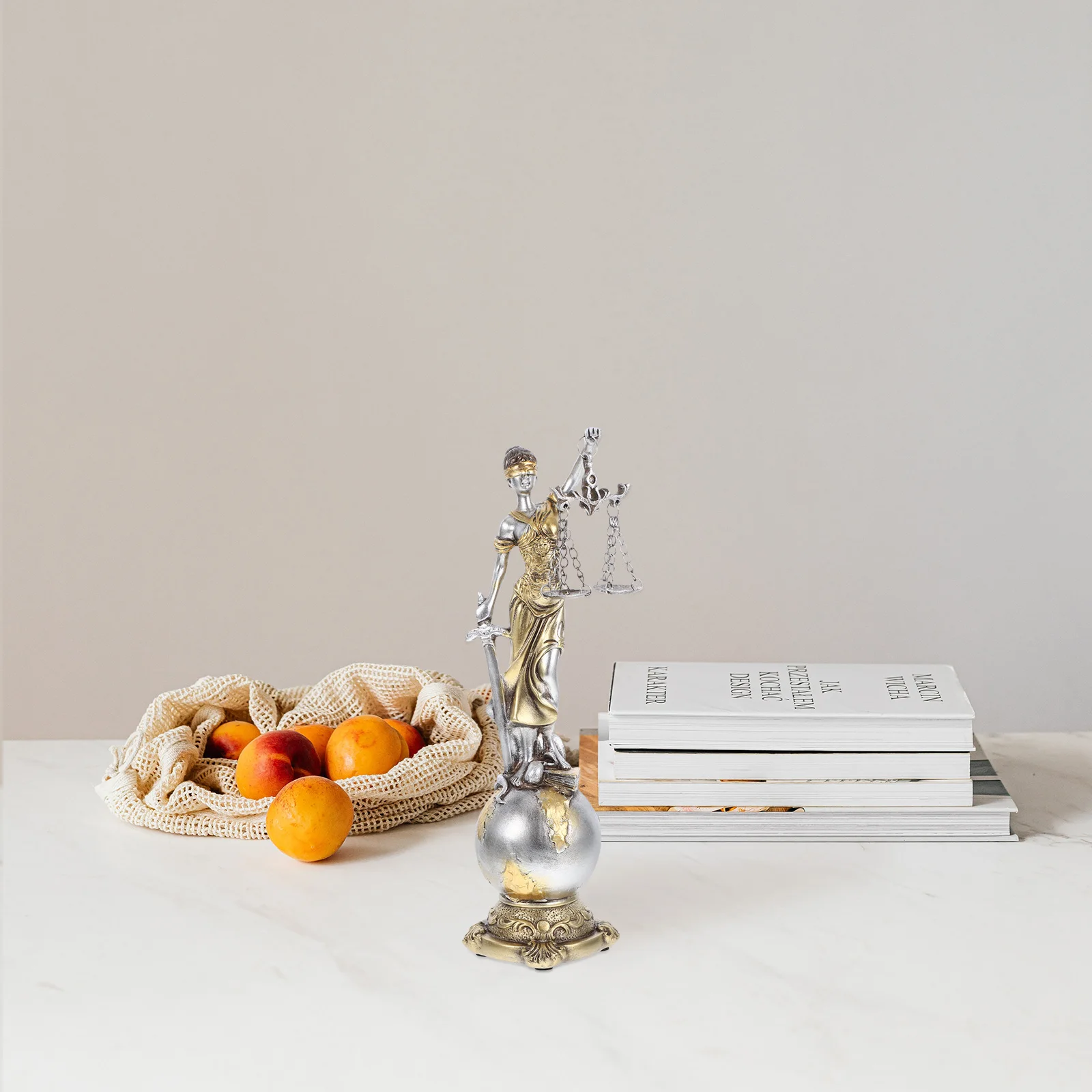 

Goddess Of Justice Fairness Statue For Home Office Decor Roman Sculpture Art Decoration Law Office Ornament Elegant Statue Small