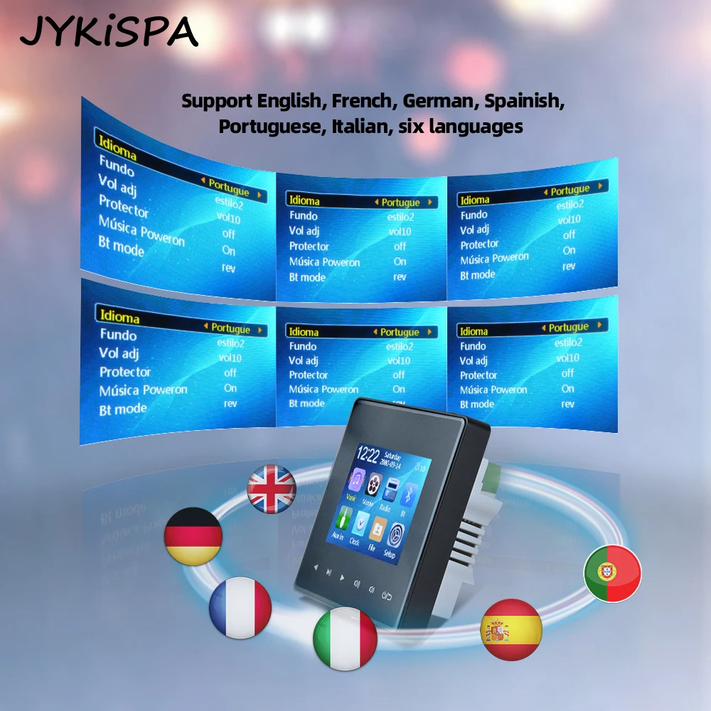 Smart Home Theater amplificatore da parete Bluetooth sistema Android altoparlante da soffitto da 6.5 pollici altoparlante di sfondo per sala riunioni