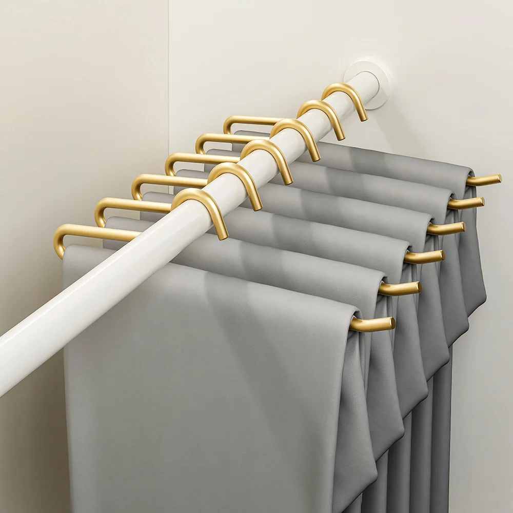 Anti Slip Goose Shaped Pants Rack Short Neck 9cm Height Space Saver Trousers Hanging Rack Aluminum Alloy Household Pant Hangers