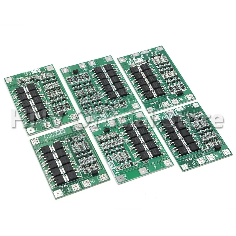 3S 4S 40A 60A Li-ion Lithium Battery Charger Protection Board 18650 BMS For Drill Motor 11.1V 12.6V/14.8V 16.8V Enhance Balance