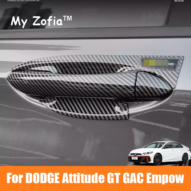 

For New DODGE Attitude GT 2024 2025 For GAC empow ABS Car Door Handles Cover Exterior Scratch Protective Trim Decor Accessories