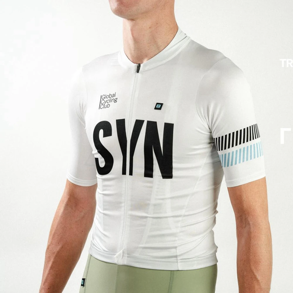 New Syn TRAINING JERSEY WHITE 23 Summer Lightweight Quick-dry Competition short sleeve cycling jersey tops MTB Jersey
