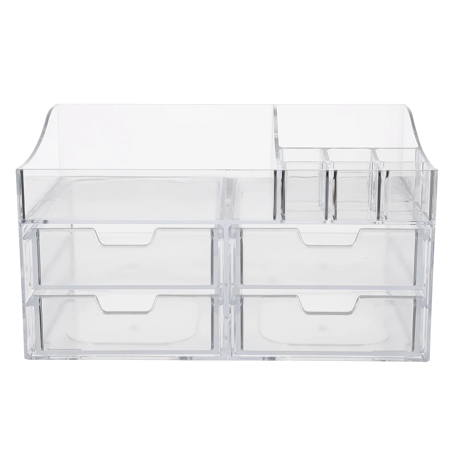 

1pc Storage Box Jewelry Organizer Transparent Acrylic Case Drawer Type Container Desktop Tidy Material