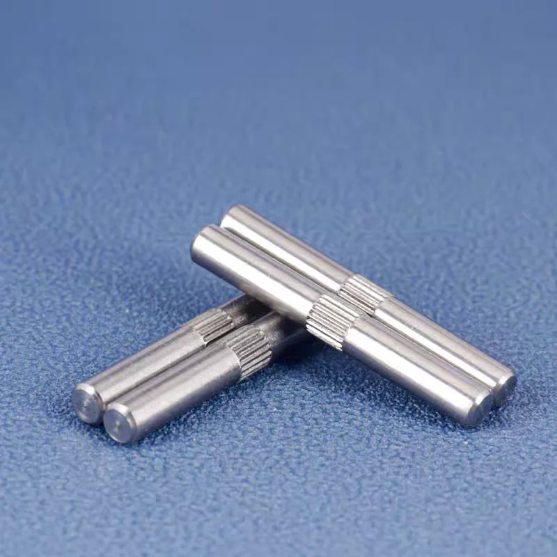 M2-M6 304 Stainless Steel Middle Knurled Pin/Hinge  Locating Pin/Toy Connecting Rod Pivot Pin